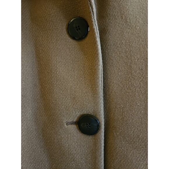 Zara Wool Blend Tan Pea Coat, Women's EUR SIZE M, USA size Medium. - Picture 4 of 7